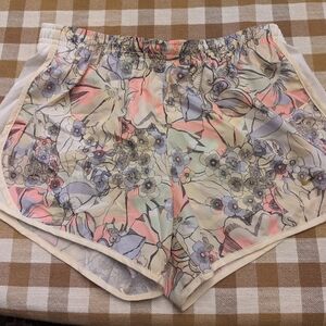 Nike Floral Athletic Shorts - Pastel Mix